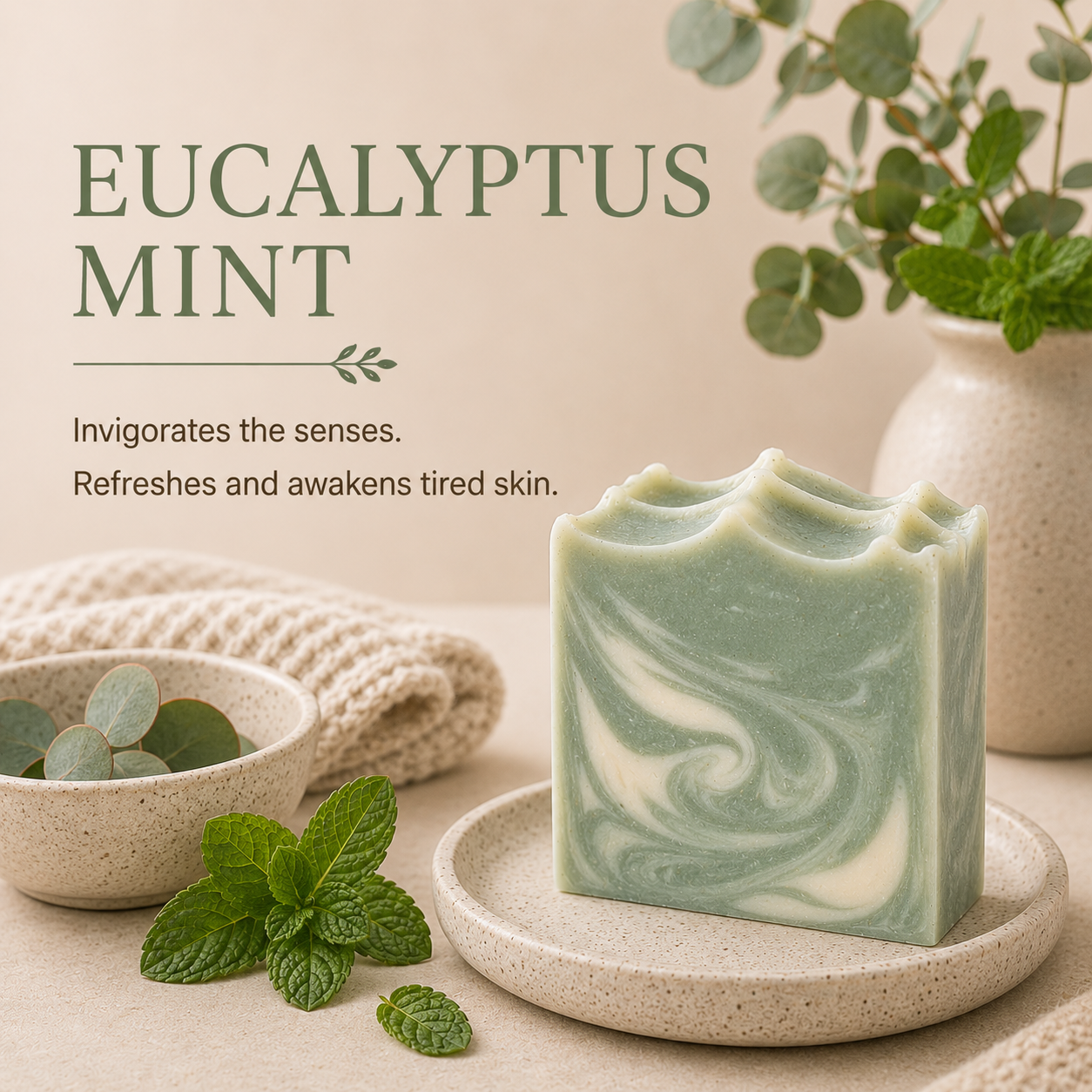 Eucalyptus Mint Goat Milk Soap