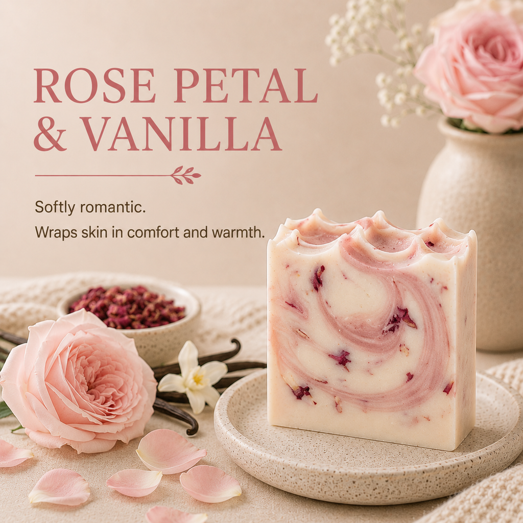 Rose Petal & Vanilla Goat Milk Soap